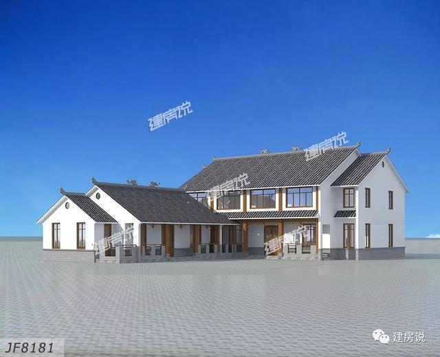 擁有一棟中式別墅，是多少人的夢想，建一個溫馨恬靜的安樂窩度過慢悠悠的溫暖歲月。