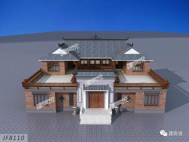 擁有一棟中式別墅，是多少人的夢想，建一個溫馨恬靜的安樂窩度過慢悠悠的溫暖歲月。