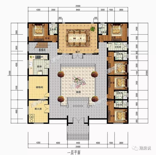 擁有一棟中式別墅，是多少人的夢想，建一個溫馨恬靜的安樂窩度過慢悠悠的溫暖歲月。