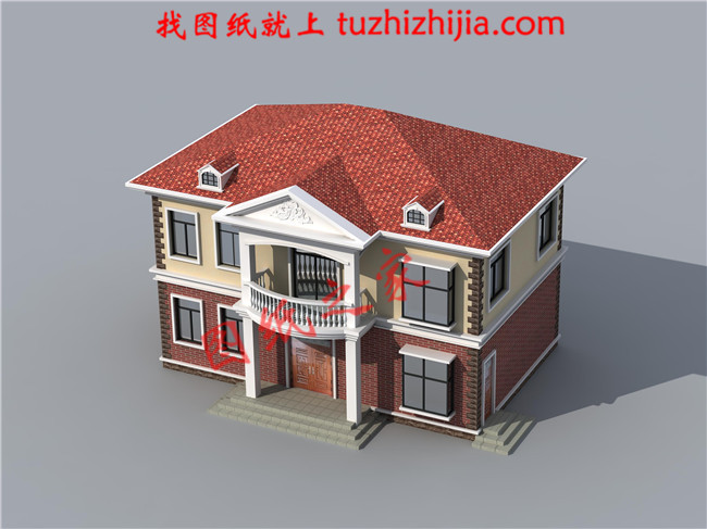 新農村兩層樓房設計圖，占地110平米，戶型簡單實用