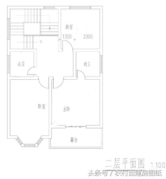 4款小戶型別墅圖，100平以內(nèi)的二層農(nóng)村房，又精致又溫馨，造價(jià)不貴隨便建