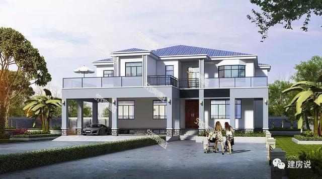 這6套農(nóng)村別墅圖超氣派！配露臺陽光房茶室影音室，室內(nèi)配備應有盡有，隨便建上那套，一輩子就值了。