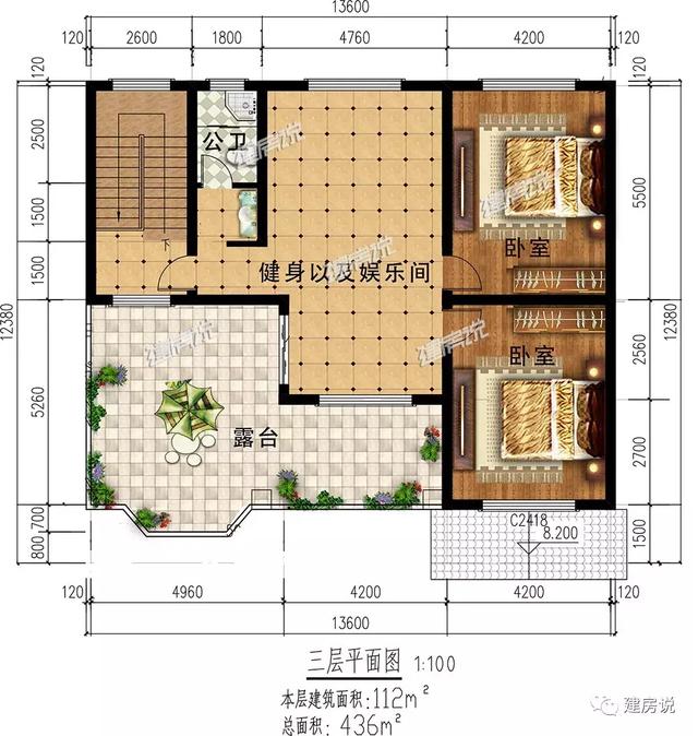 這6套農(nóng)村別墅圖超氣派！配露臺陽光房茶室影音室，室內(nèi)配備應有盡有，隨便建上那套，一輩子就值了。