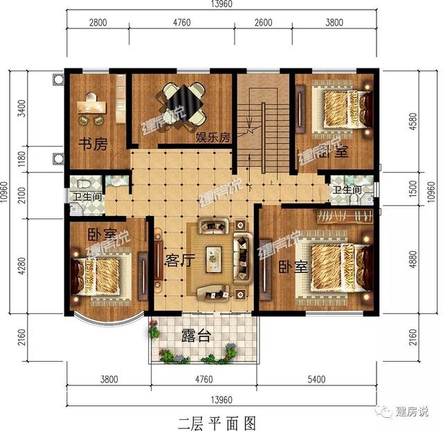  大房子有大房子的氣派，小房子有小房子的溫馨，推薦36款別墅圖，你喜歡哪個(gè)呢