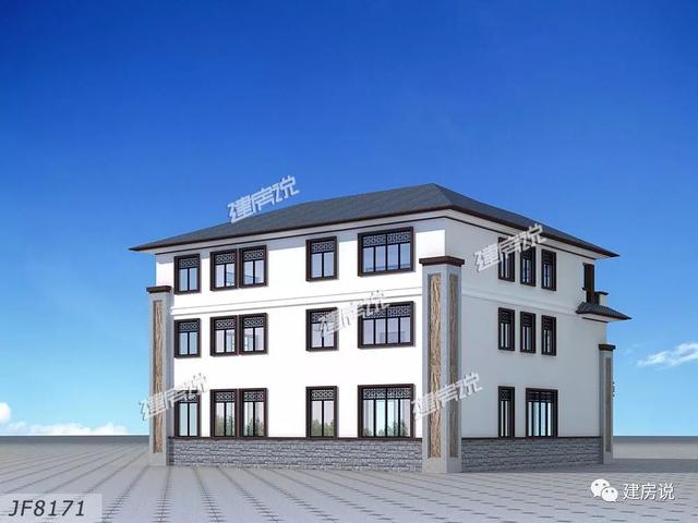 三層新中式別墅圖，顏值和布局都堪稱別墅中的轟炸機(jī)，擁有這樣的房子簡直是人生贏家啊