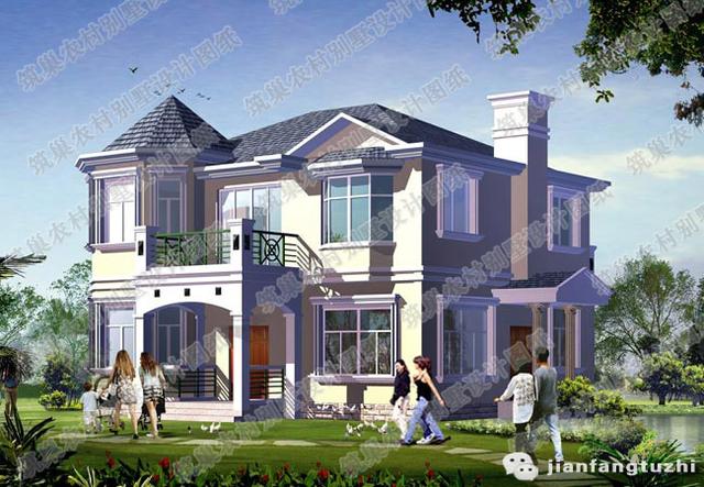 復式三層70萬180㎡別墅施工圖，帶地下室酒窖家庭影院吧臺，將住房和娛樂完美結合的農村別墅戶型圖