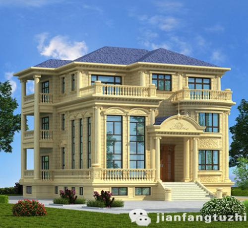 復式三層70萬180㎡別墅施工圖，帶地下室酒窖家庭影院吧臺，將住房和娛樂完美結合的農村別墅戶型圖