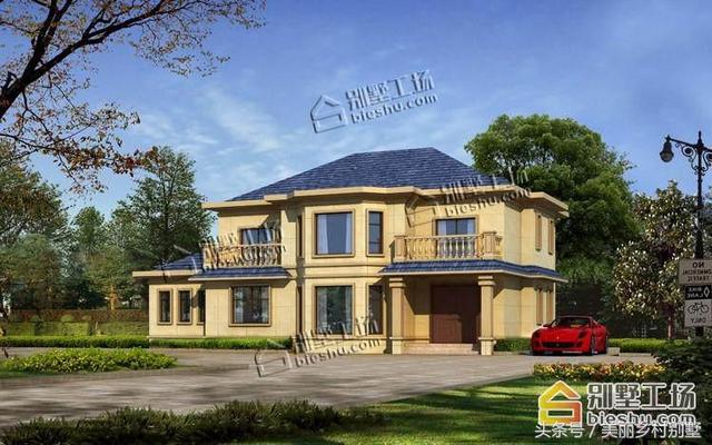 二層簡(jiǎn)歐風(fēng)格復(fù)式別墅圖，空間寬敞，住起來(lái)更舒心。