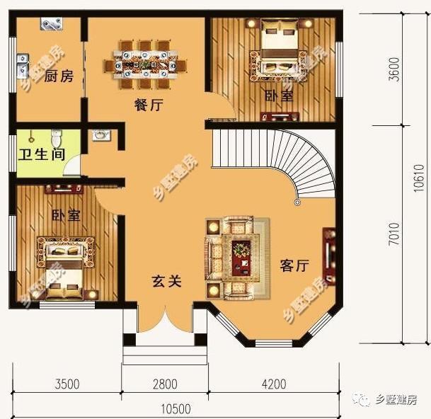 6款農(nóng)村二層別墅圖，最高造價(jià)只要20萬(wàn)，你確定不了解一下嗎？
