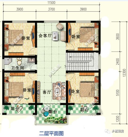 6款農(nóng)村二層別墅圖，最高造價(jià)只要20萬(wàn)，你確定不了解一下嗎？