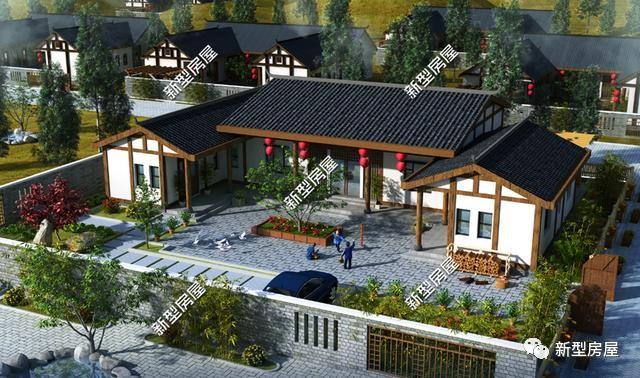 6套農(nóng)村養(yǎng)老別墅圖，簡單卻別致中式小院堪稱最美！