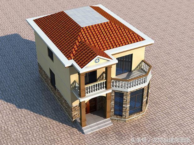 二層農(nóng)村小別墅設計圖，20萬買不了房買不了好車，建套這樣的小別墅可好？