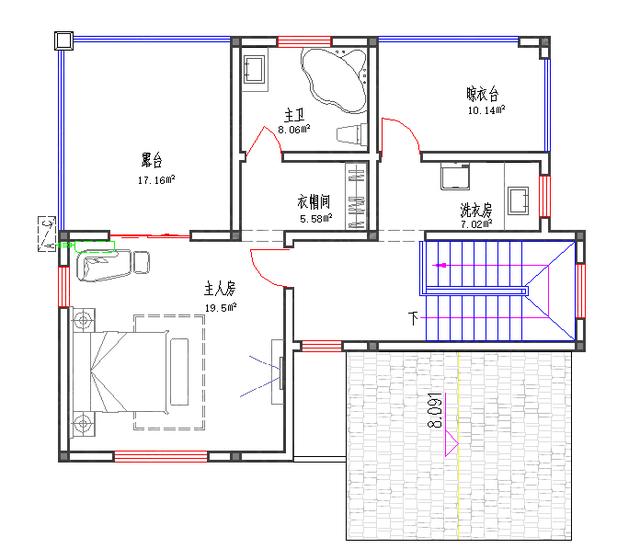 全套三層別墅設(shè)計圖30萬2廳5室4衛(wèi)12×11帶棋牌室主人房豪華套間