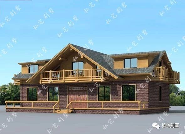 兩層實用歐式風(fēng)情多陽臺農(nóng)村自建房設(shè)計圖，超有特點