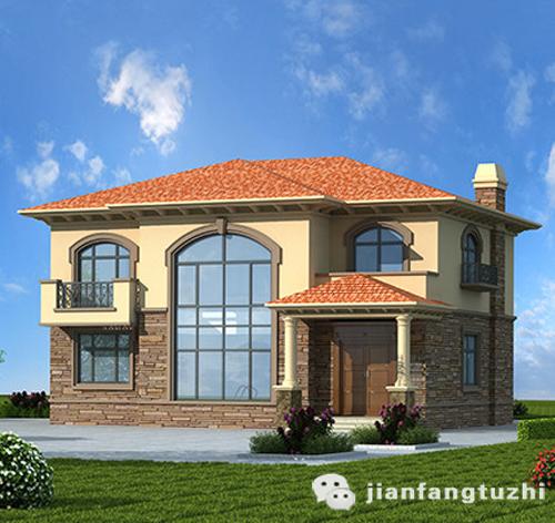 二層農(nóng)村自建房全套施工圖，造價(jià)30萬左右2廳6臥14×11帶棋牌室臥室套間