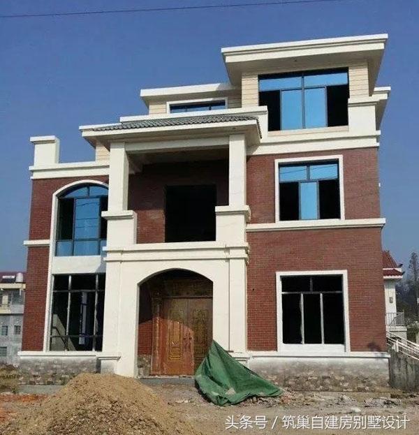 農(nóng)村自建別墅圖實(shí)拍案例：11x10米三層自建房設(shè)計(jì)效果圖+平面圖，相當(dāng)經(jīng)濟(jì)適用