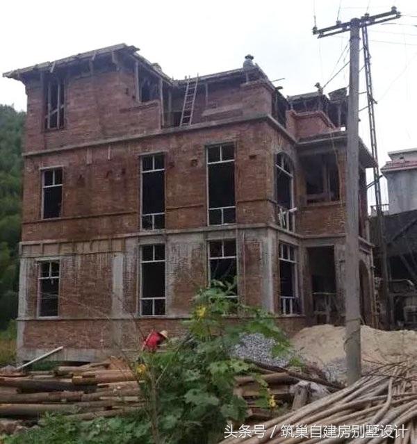 農(nóng)村自建別墅圖實(shí)拍案例：11x10米三層自建房設(shè)計(jì)效果圖+平面圖，相當(dāng)經(jīng)濟(jì)適用