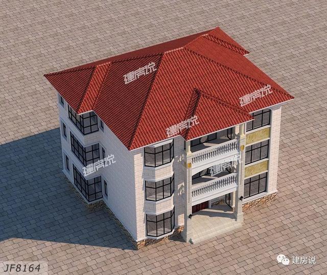 5款兄弟疊拼別墅圖，一人一層，其樂融融，平攤一戶也就15萬呢，巨劃算！