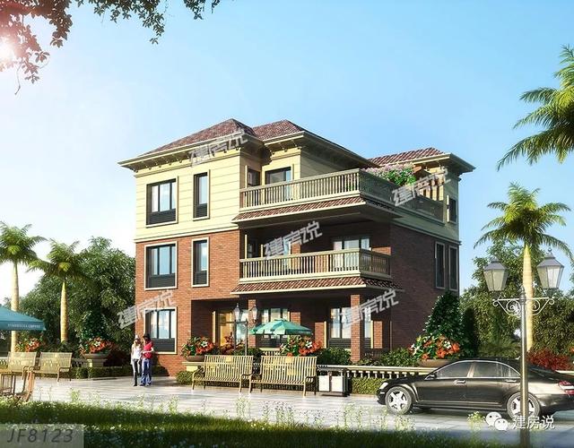 5款兄弟疊拼別墅圖，一人一層，其樂融融，平攤一戶也就15萬呢，巨劃算！