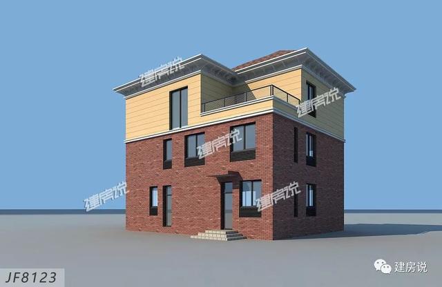 5款兄弟疊拼別墅圖，一人一層，其樂融融，平攤一戶也就15萬呢，巨劃算！