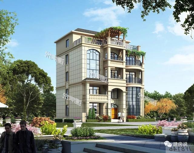 5款兄弟疊拼別墅圖，一人一層，其樂融融，平攤一戶也就15萬呢，巨劃算！