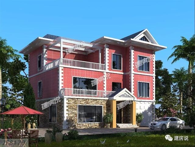 5款兄弟疊拼別墅圖，一人一層，其樂融融，平攤一戶也就15萬呢，巨劃算！