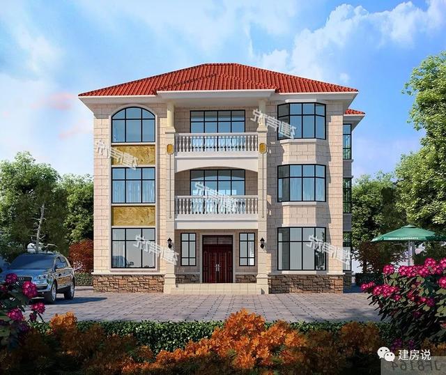 5款兄弟疊拼別墅圖，一人一層，其樂融融，平攤一戶也就15萬呢，巨劃算！