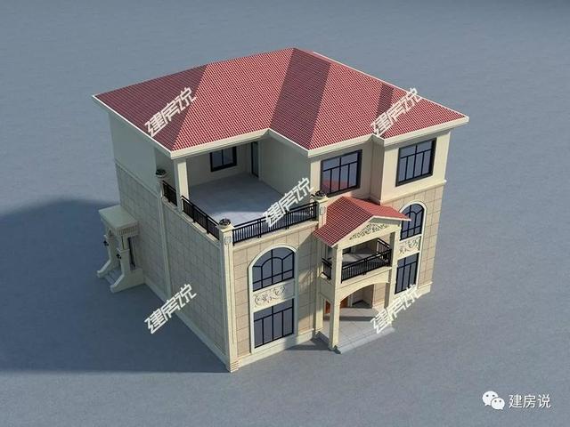 5款兄弟疊拼別墅圖，一人一層，其樂融融，平攤一戶也就15萬呢，巨劃算！