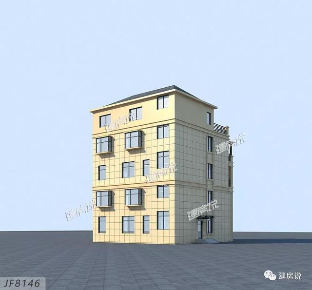 5款兄弟疊拼別墅圖，一人一層，其樂融融，平攤一戶也就15萬呢，巨劃算！