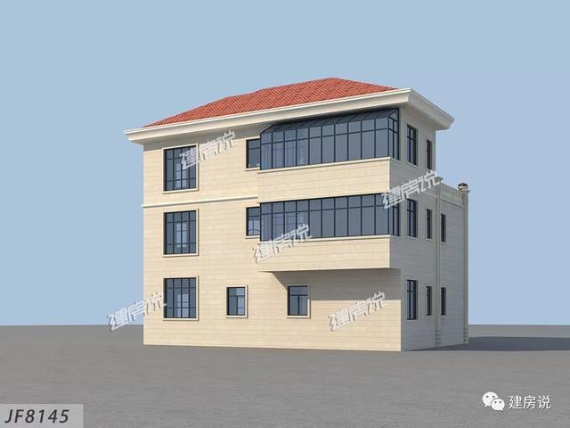 擁有一棟這樣豪華大氣的三層別墅，家庭幸福，人生美滿！