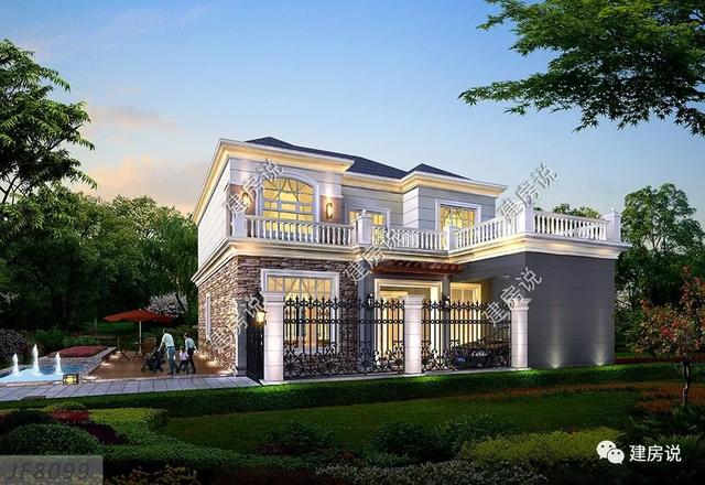 擁有一棟這樣豪華大氣的三層別墅，家庭幸福，人生美滿！