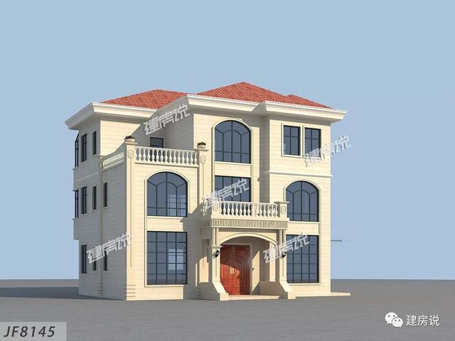 擁有一棟這樣豪華大氣的三層別墅，家庭幸福，人生美滿！