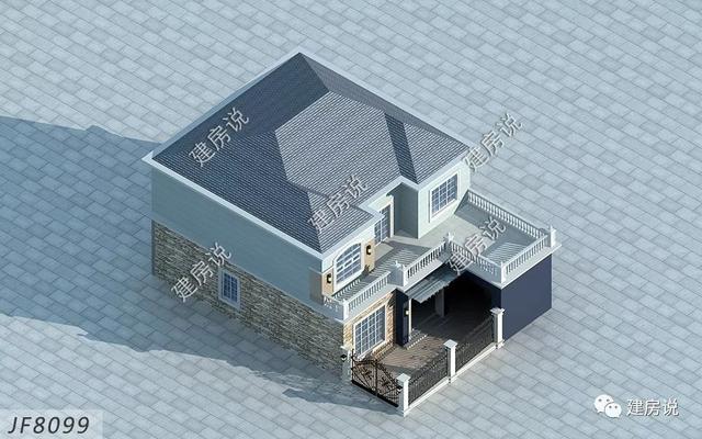 擁有一棟這樣豪華大氣的三層別墅，家庭幸福，人生美滿！