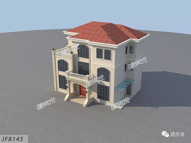 擁有一棟這樣豪華大氣的三層別墅，家庭幸福，人生美滿！