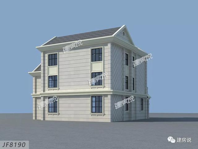 擁有一棟這樣豪華大氣的三層別墅，家庭幸福，人生美滿！