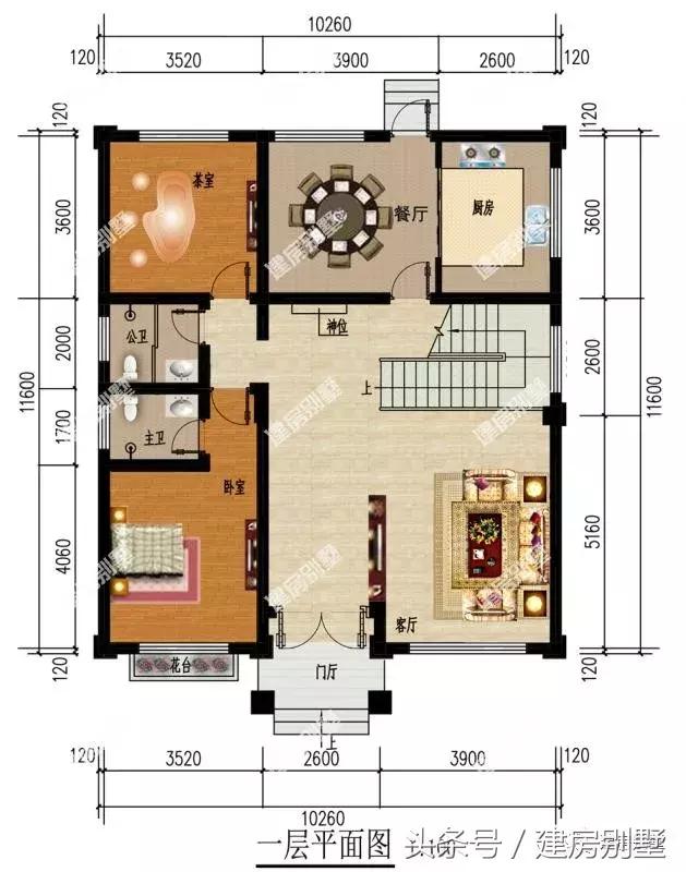 歐式三層別墅，戶型通透夠氣派，真讓人心生向往
