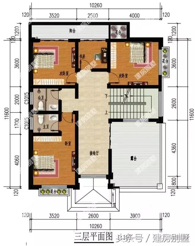 歐式三層別墅，戶型通透夠氣派，真讓人心生向往