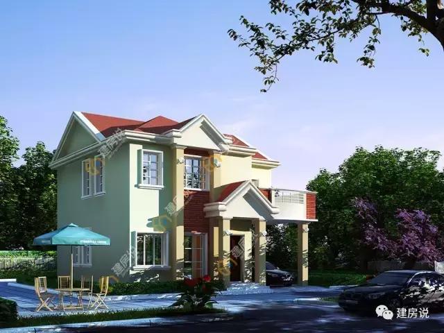 造價18萬的三棟小別墅，帶堂屋車庫老人房，外觀美，為農(nóng)村生活量身定制