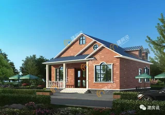 造價18萬的三棟小別墅，帶堂屋車庫老人房，外觀美，為農(nóng)村生活量身定制
