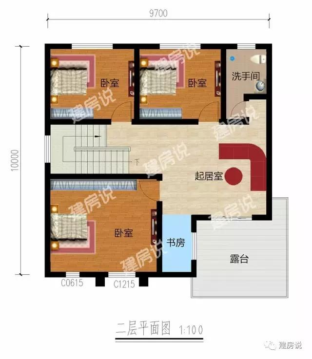 造價18萬的三棟小別墅，帶堂屋車庫老人房，外觀美，為農(nóng)村生活量身定制