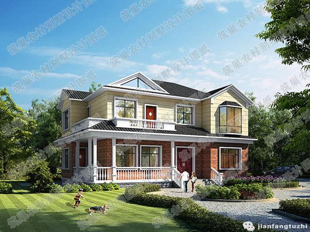 三層特色歐式城堡別墅圖，戶型精美大氣，40萬(wàn)2廳6室?guī)ш?yáng)光房休閑房套房