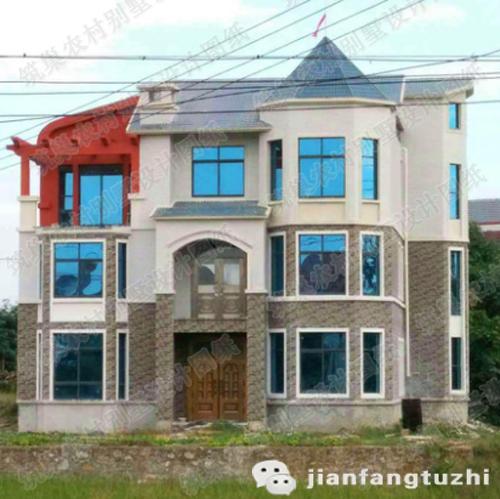 三層特色歐式城堡別墅圖，戶型精美大氣，40萬(wàn)2廳6室?guī)ш?yáng)光房休閑房套房