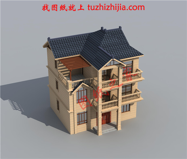 最新潮的90平方米三層房屋設(shè)計(jì)圖 ，古樸典雅又不失時(shí)尚