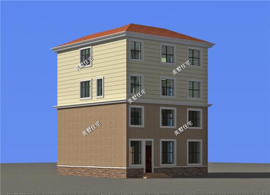 農(nóng)村四層別墅圖，10X11米，9室2廳帶車庫，精致布局實(shí)用又漂亮