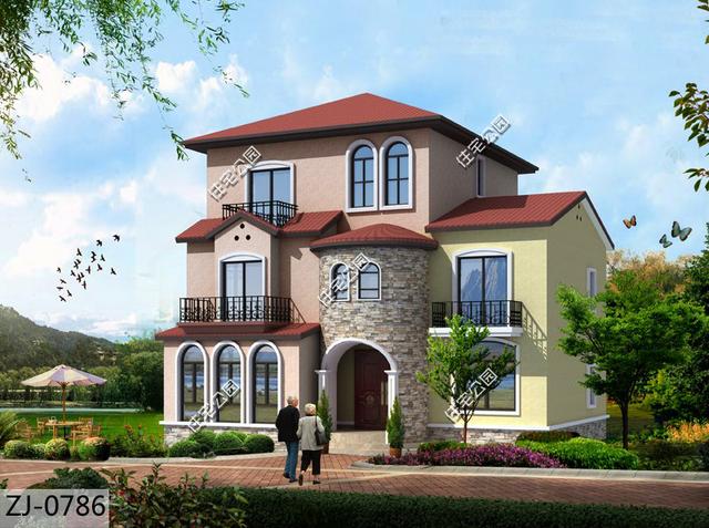 11x11米托斯卡納風(fēng)格農(nóng)村別墅圖，享受童話生活