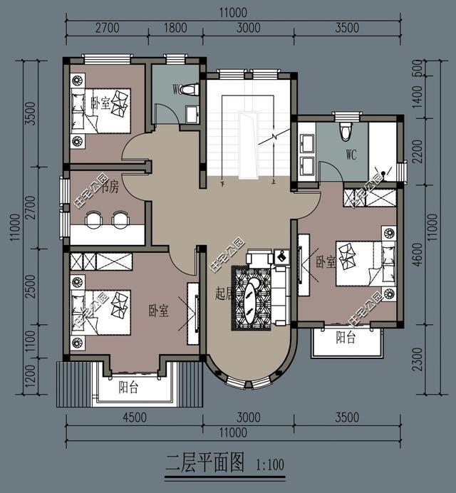 11x11米托斯卡納風(fēng)格農(nóng)村別墅圖，享受童話生活