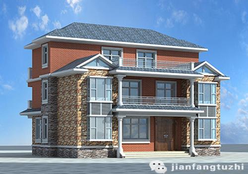 35萬單戶有2廳3室15×11三層別墅，很實(shí)用的一款雙拼戶型。