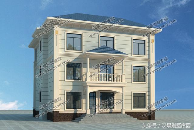 3套經(jīng)典別墅圖，外觀簡(jiǎn)約不單調(diào)，性價(jià)比超高，農(nóng)村蓋房首選戶型！