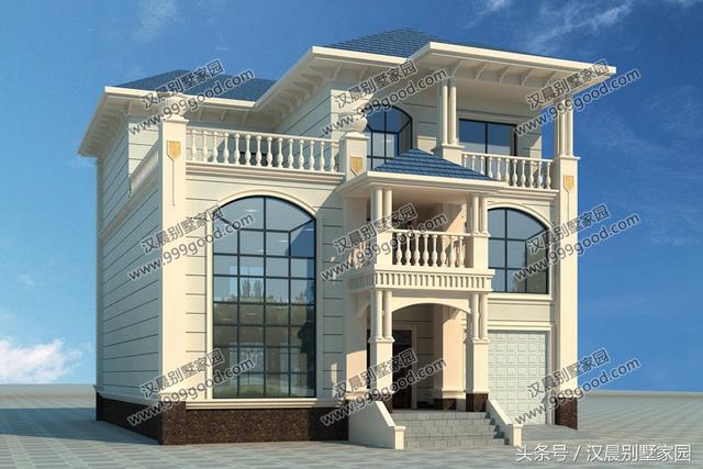 3套經(jīng)典別墅圖，外觀簡(jiǎn)約不單調(diào)，性價(jià)比超高，農(nóng)村蓋房首選戶型！