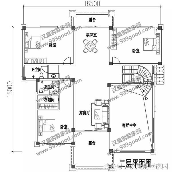 3套經(jīng)典別墅圖，外觀簡(jiǎn)約不單調(diào)，性價(jià)比超高，農(nóng)村蓋房首選戶型！